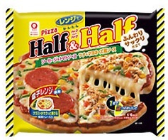 ハーフ＆ハーフのピザの冷凍食品.jpg